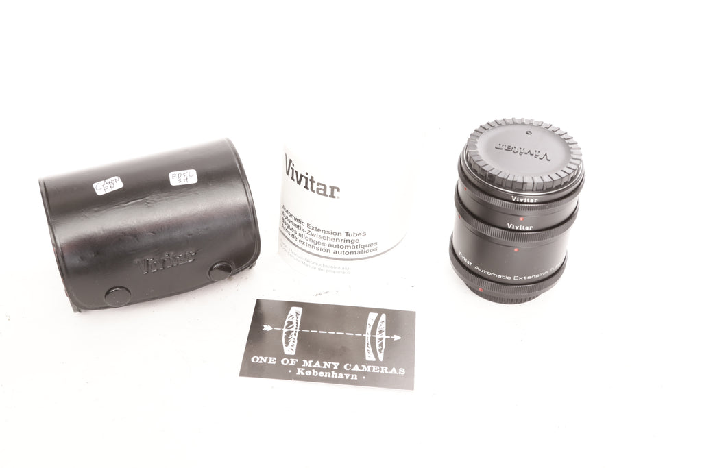 Vivitar Automatic Extension Tubes - For Canon FD FL