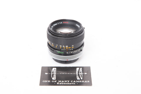 Canon FD 50mm f1.4 S.S.C.