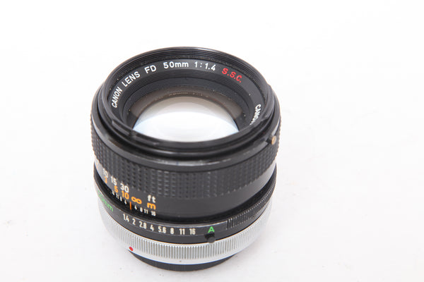 Canon FD 50mm f1.4 S.S.C.
