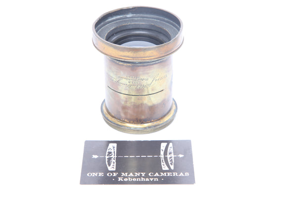 J. H. Dallmeyer 10x8 Rapid Rectilinear Brass Lens