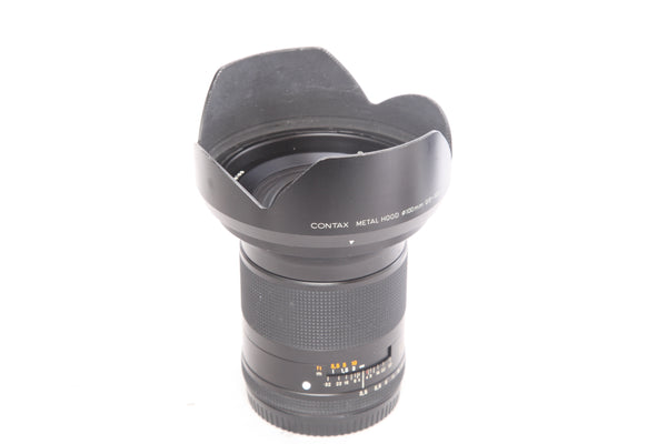 Contax 645 35mm f3.5 Zeiss Distagon with hood GB-101