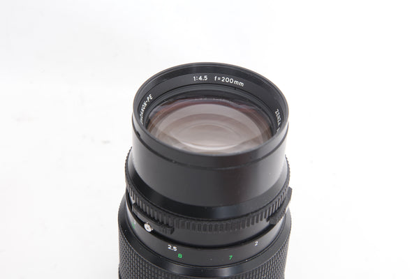 Bronica 200mm f4.5 Zenzanon PE Telephoto Lens For ETR ETRSi