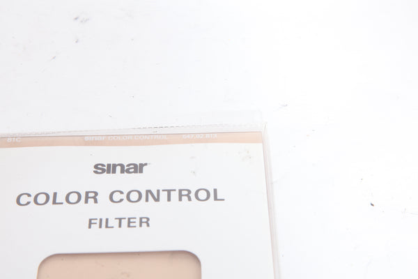 Sinar Color Control 125 system filter 81C 547.92.813