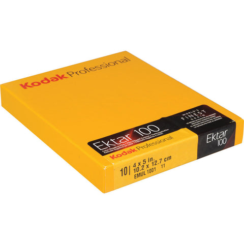 Kodak Ektar 100 4x5 10 sheets