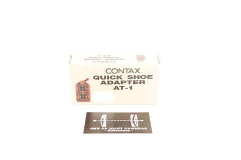 Contax Quick Shoe Adapter AT-1 - NEW IN BOX