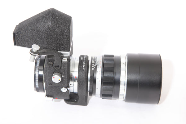 Leica 200mm f4 Telyt-M 11063 with Visoflex III 16498