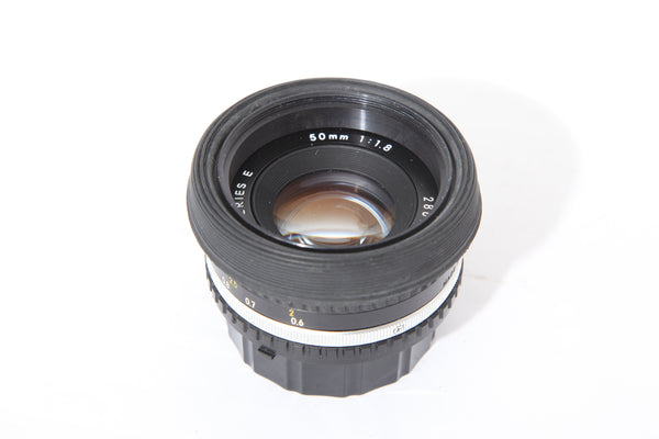 Nikon 50mm f1.8 Series E with lens hood