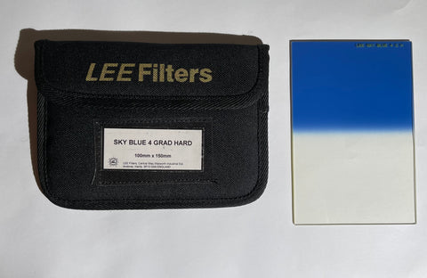 Lee Filter 100mm x 150mm Sky Blue 4 Grad Hard