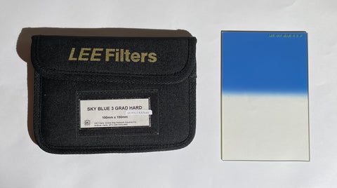 Lee Filter 100mm x 150mm Sky Blue 3 Grad Hard