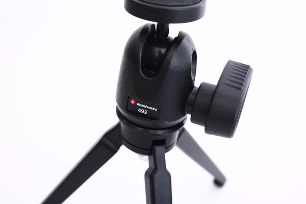 Manfrotto 209.492 Long Table Tripod Kit with Camera Head 492 Long Load 2 KG Ball