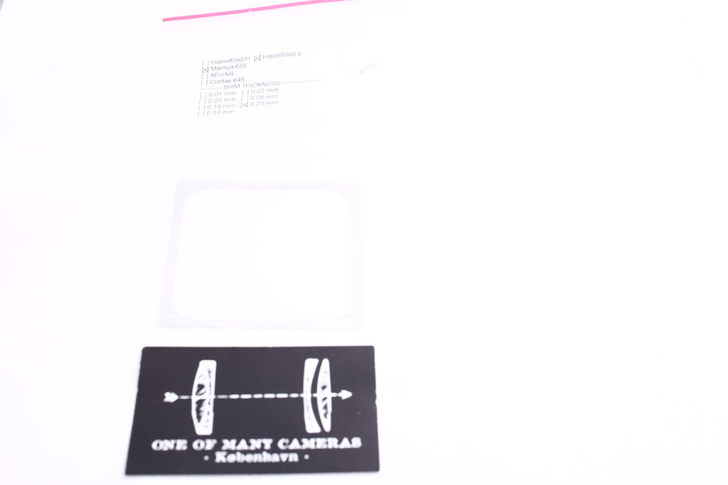Sinar 0.20 mm Shim for Hasselblad V and Mamiya 645