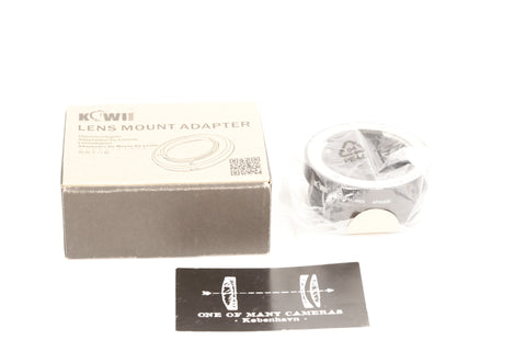 Kiwi Lens mount adapter OM->M4/3