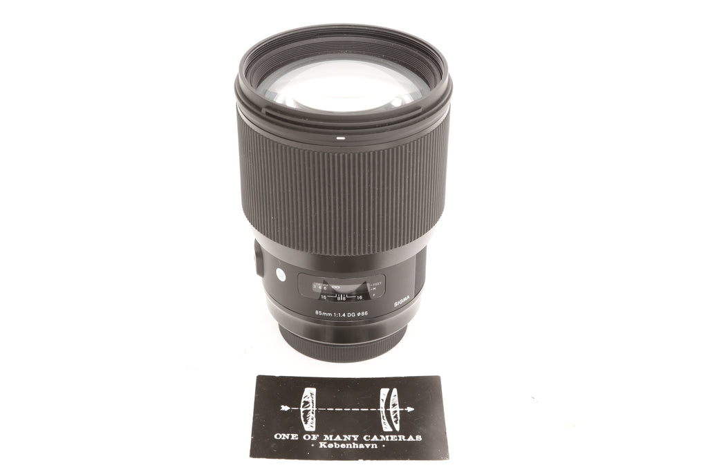 Sigma Art 85mm F1.4 HSM DG Lens - For Canon