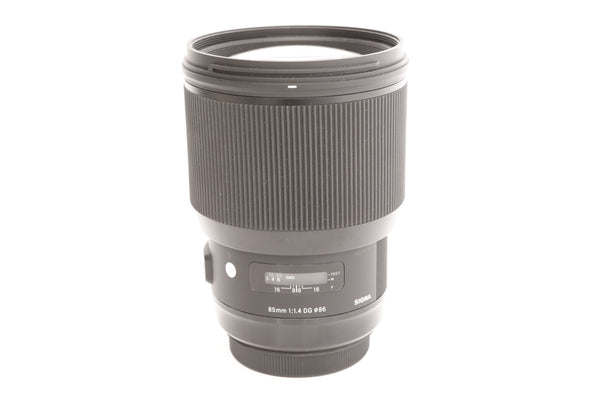 Sigma Art 85mm F1.4 HSM DG Lens - For Canon