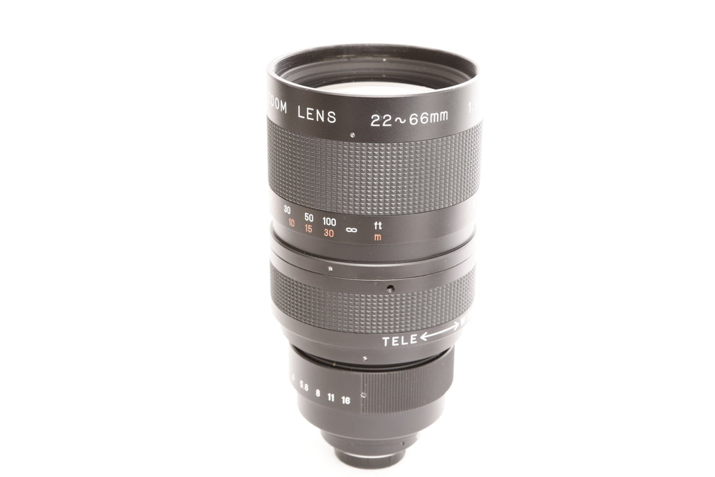 Cosmicar 22-66mm Television Zoom Lens - c-mount – One Of Many Cameras