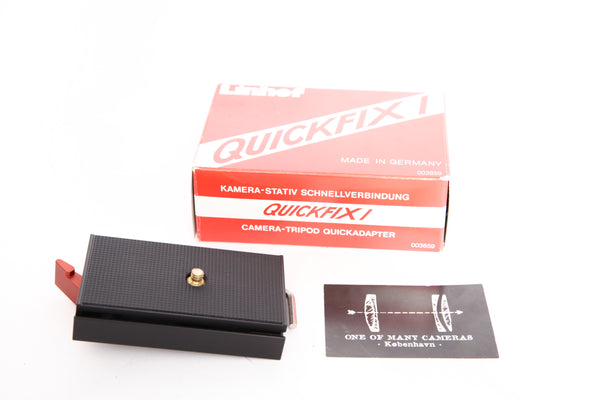 Linhof Quickfix I (003859) Large Quick Release Adapter with Plate