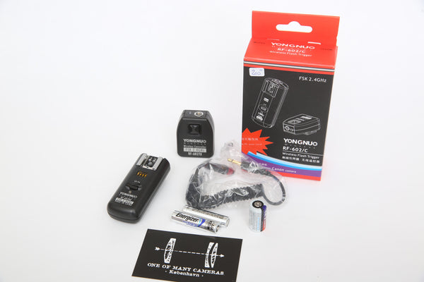 Yongnuo RF-602/C Wireless flash trigger for Canon EF