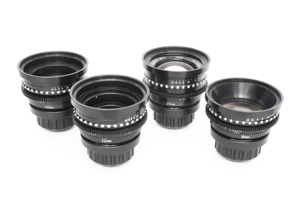 Cooke Speed Panchro SII SIII KIT - 18mm - 25mm - 32mm - 40mm - PL Mount - Rental Only